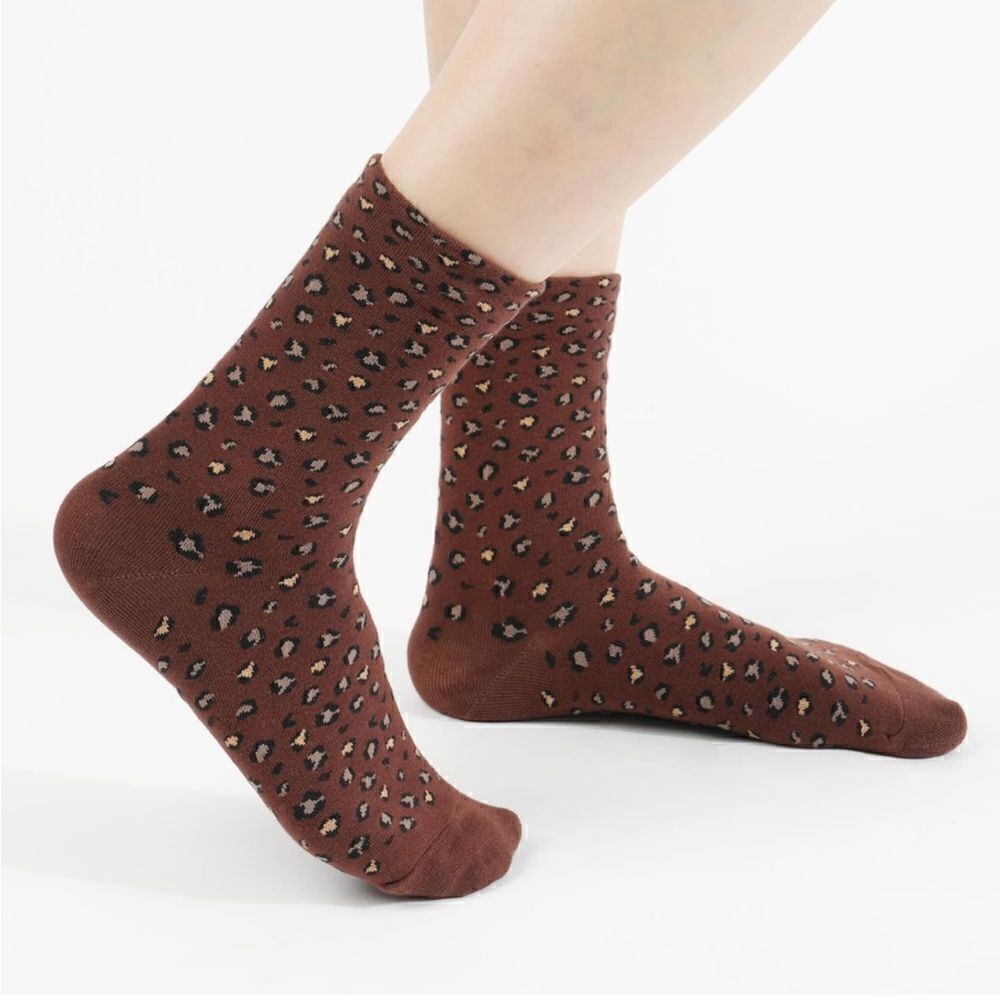 Cheetah Print Sock Set - Picture 5 of 7